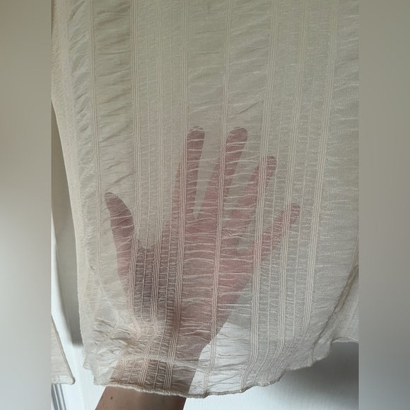 Sheer mesh mock neck top - Picture 6 of 6